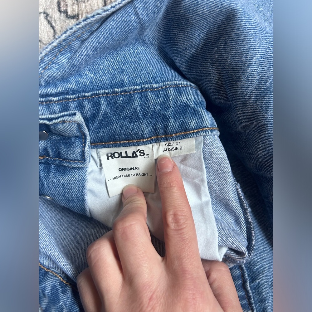 ROLLA’S High Rise Straight Overalls - Picture 9 of 12